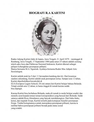Biografi Ra Kartini Chooseaspoy
